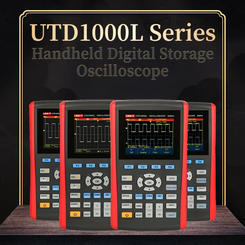 

UNI-T UTD1000L Series Handheld Digital Storage Oscilloscope UTD1025CL/UTD1050CL/UTD1025DL/UTD1050DL LCD Digital display