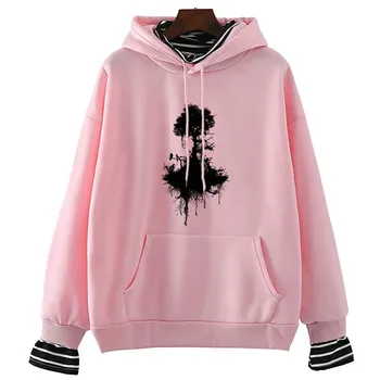 

Last Tree Standing Ink Hoodie Women Personality Fashion Pullover Winter&spring Harajuku Aesthetics Long Sleeve Tops Sweatshirt