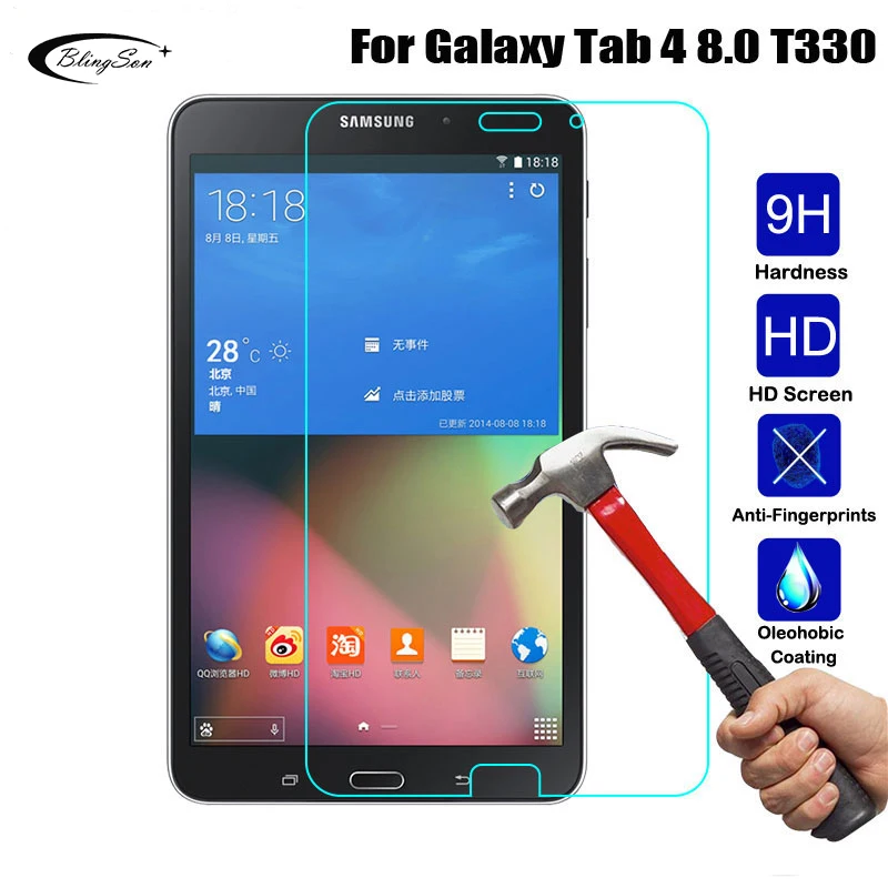 Закаленное стекло для Samsung Galaxy Tab 4 8 0 T330 T331 дюймов Защитная пленка экрана планшета