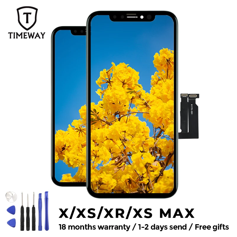 ЖК дисплей класса 100% для iPhone X XS XR XSMAX сменный сенсорный экран 11 без битых пикселей