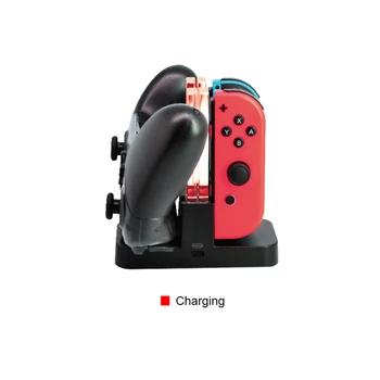 

Switch Controller Charger Dock Stand For Nintendo Switch Joy.Con Charger Dock Controller New 2019 USB Charging LED Stand Charger