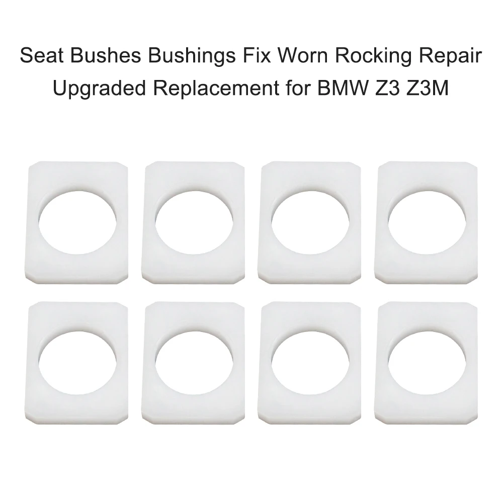 8 Pcs Car Replacement Upgraded Seat Bushes Bushings Fix Worn Rocking Repair for BMW Z3 Z3M 