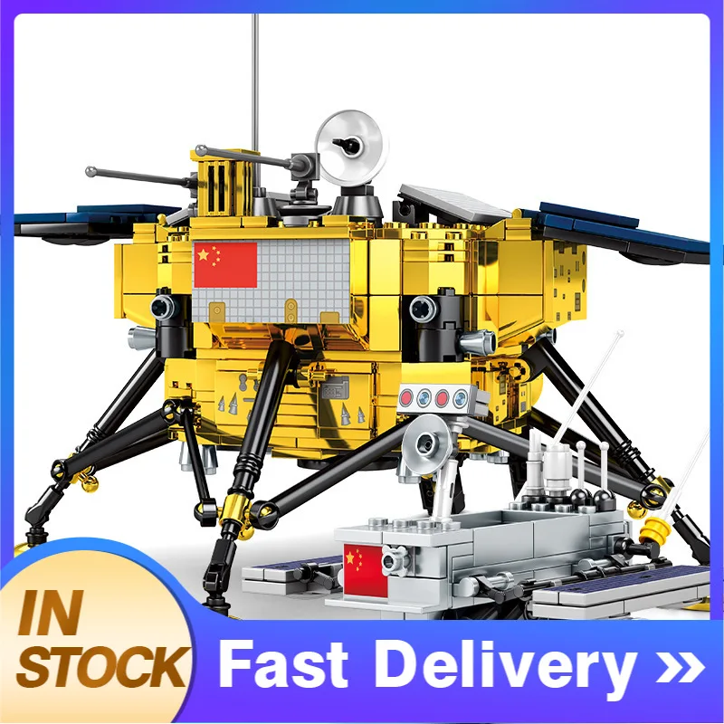 

SEMBO 223301 702pcs MOC Aviation series Building Blocks Lunar Smart Probe Bricks Toys for Kids