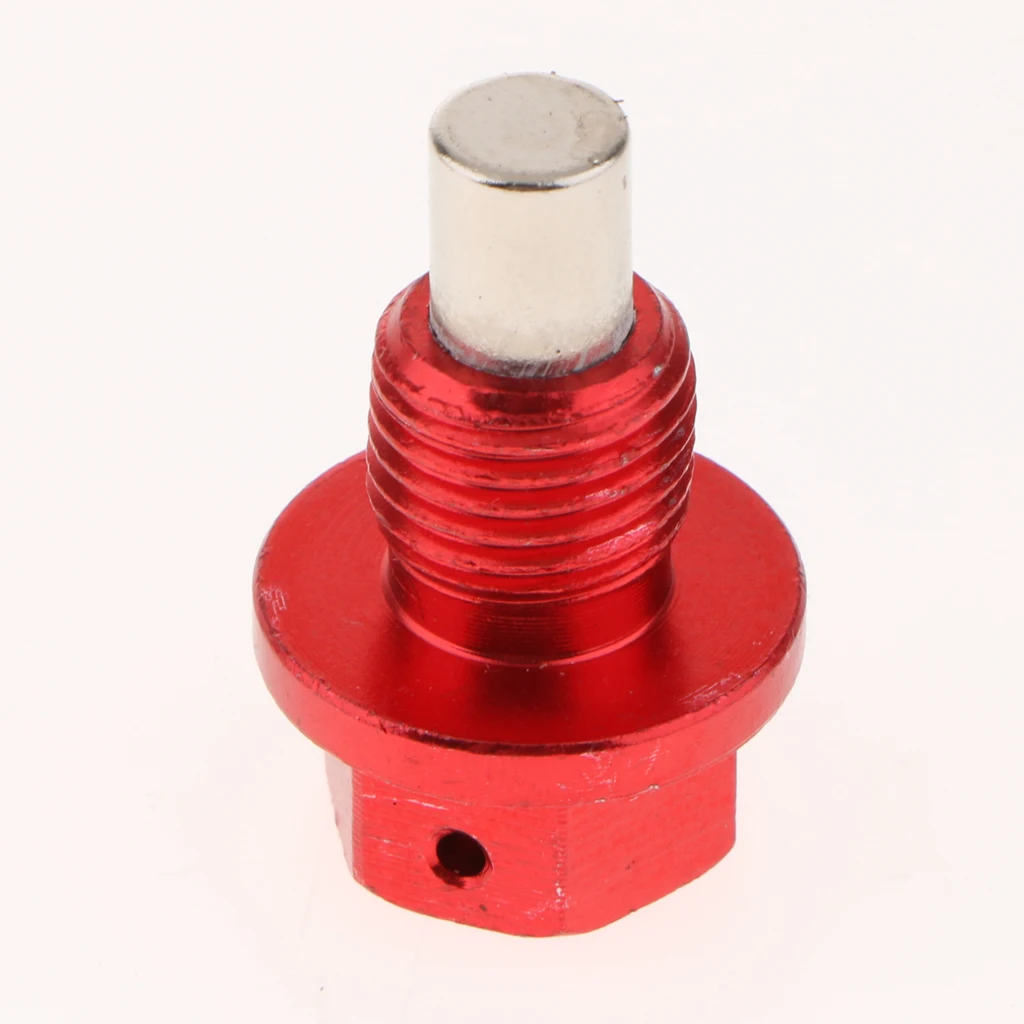 10pcs Red Magnetic Oil Drain Bolt Plug For Honda Dirt Pit Bike M12x1.5