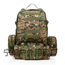 Мужская Сумка для кемпинга Оксфорд ткань открытый рюкзак Армейский Камуфляж походная тактическая сумка для альпинизма большая комбинация Bac