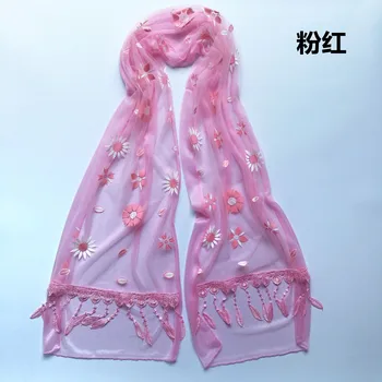 

Scarf Floral Bird Printed Women Gray Long Scarf And Shawl Female Fashion Design Hijab Bufanda Black