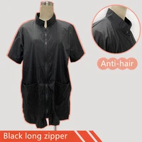 Pet Groomer Work Clothes Pet Shop Uniform Dog Grooming Clothes Waterproof Gown Hair Salon Anti Hair Smock Hairdresser Robe Y0621 2