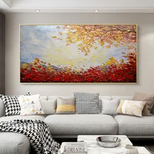 

Beautiful Landscape Decorative Paintings 100% Handmade Abstract Canvas Oil Painting Wall Art Picture For Living Room Home Decor