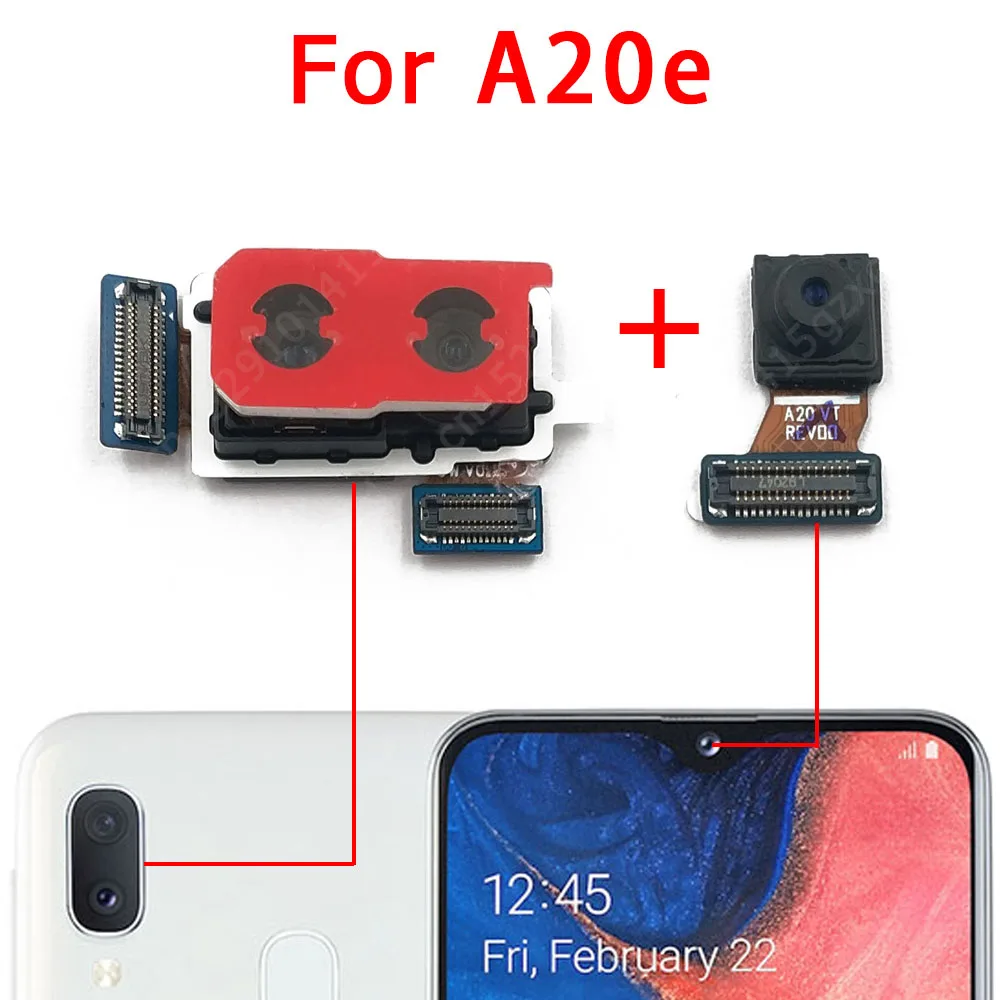 Dual Camera Module Replacement for Samsung Galaxy A20 Series - Front & Rear