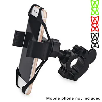

Bike Phone Mount Smartphone Handlebar Cell Phone Mobile Universal GPS Holder Bicycle Motorcycle Silicone Band