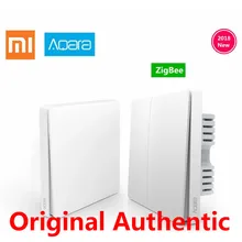 Original Xiaomi Aqara Mijia Smart home Light Control Single Fire wire ZigBee Wireless Key Wall Switch Via Smartphone APP Remote