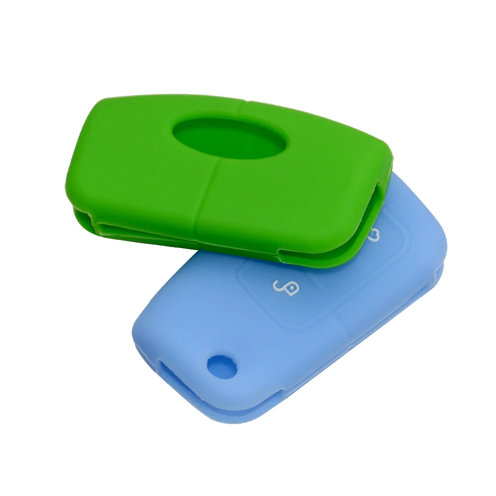 Keyforkesscustodia protettiva per chiave a distanza in Silicone per Ford Focus Mondeo 2 3 XR6 Fiesta Max Ecosport Kuga Escape 3 Button Case Shell - H81e1a143693d44d0b59d450ba9b9423ay
