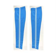 Летние мужские повседневные спортивные штаны для мужчин, спортивные штаны, спортивные штаны в полоску, тонкие дышащие спортивные штаны небесно-голубого цвета