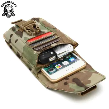 

SINAIRSOFT 1000D Outdoor Climbing Mobile Phone Bags Military Tactical Waist Phone army Bag Belt Pouch Holster Cover Case tasche