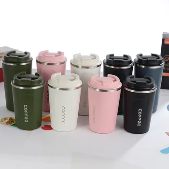 

380/510ml Stainless Steel Coffee Thermos Mug Portable Car-bottles Travel Thermo Cup Water Filler Thermocup Dropshipping