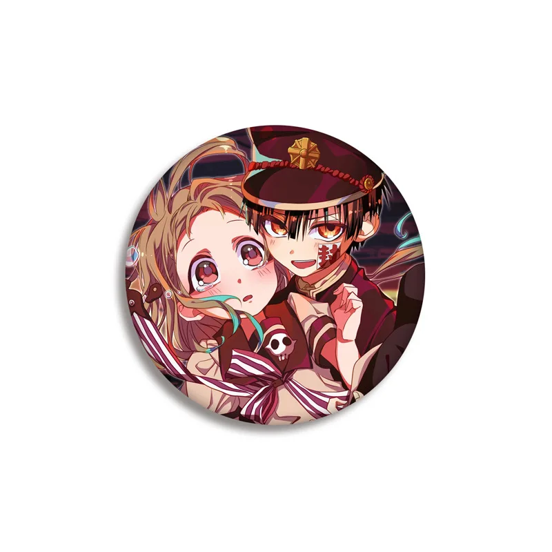 Toilet Bound Hanako Kun Anime Badges on a Backpack NENE Anime Icons Pins Badge Decoration Brooches Metal Badges For Clothes DIY