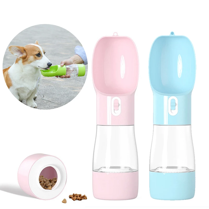 

Portable Pet Dog Water Bottle For Dogs Multifunction Dog Food Water Feeder Drinking Bowl Puppy Cat Water Dispenser Pet Products