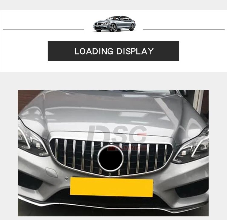 Вертикальная гоночная решетка для Mercedes-benz E Class W212 Sport радиатор переднего бампера грили