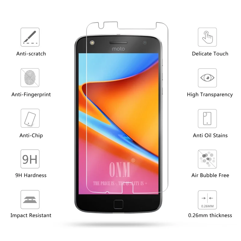 2.5D 0,26 мм 9H Премиум Закаленное стекло для Motorola MOTO Z Play XT1635 5,5 Защитная пленка для экрана для MOTO Z Play glass