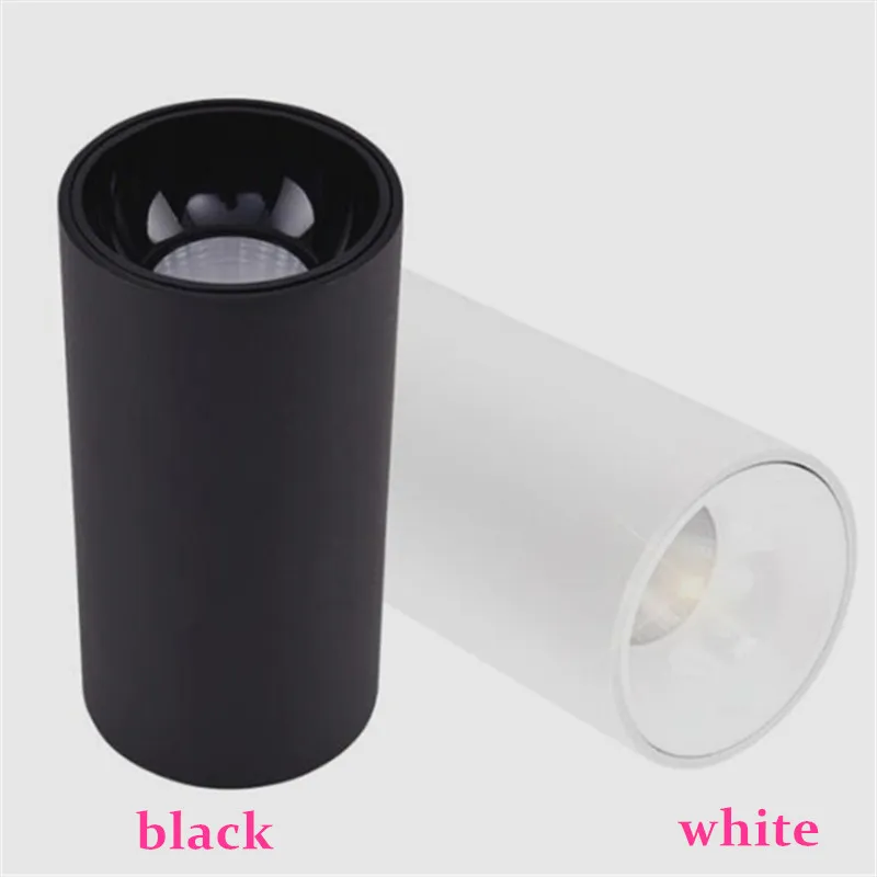 Round Surface Mounted LED COB Downlights 7W 10W 15W LED Ceiling Lamps Spot Light AC110/220V driverless Down Light