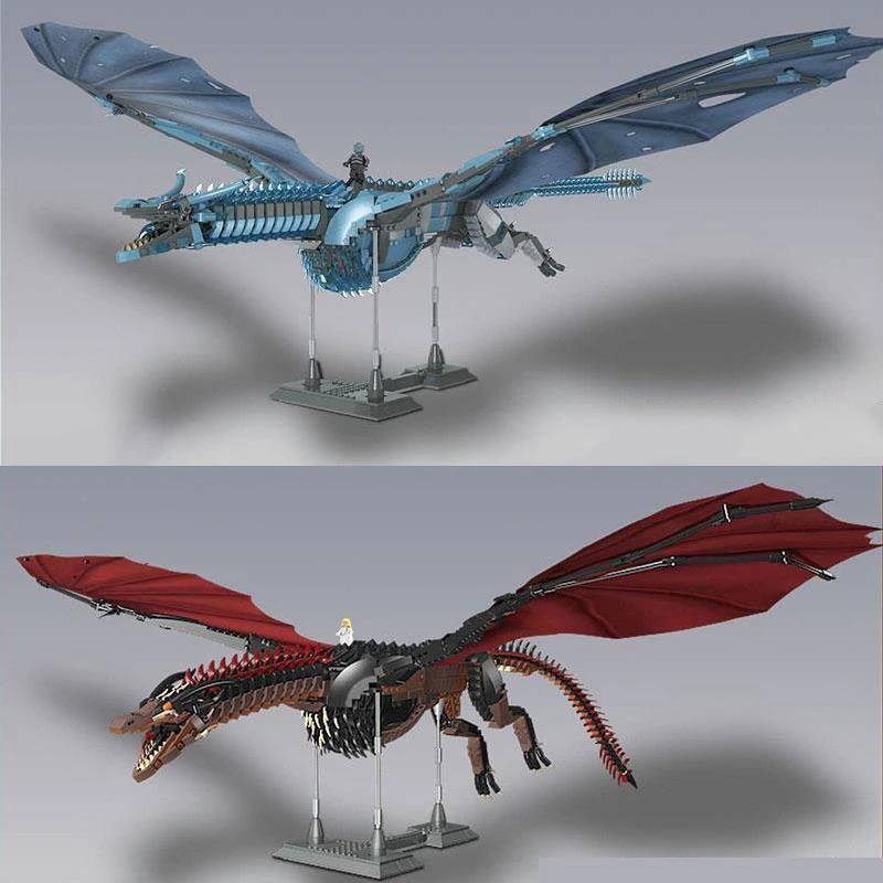 2020 новая американская драма игра MOC 39717 престолов winterfell dragon фигурки модель
