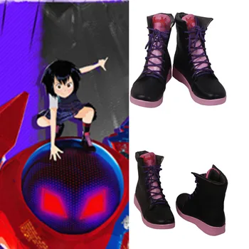 

Movie Spider-Man Into the Spider-Verse Peni Parker Cosplay Costumes Spider-Man Peni Parker shoes Custom Halloween cartoon shoes