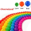50 Pcs Eco-Friendly Colorful Ball Pit Soft Plastic Ocean Balls Water Pool Ocean Wave Ball Outdoor Toys For Children Kids Baby 1