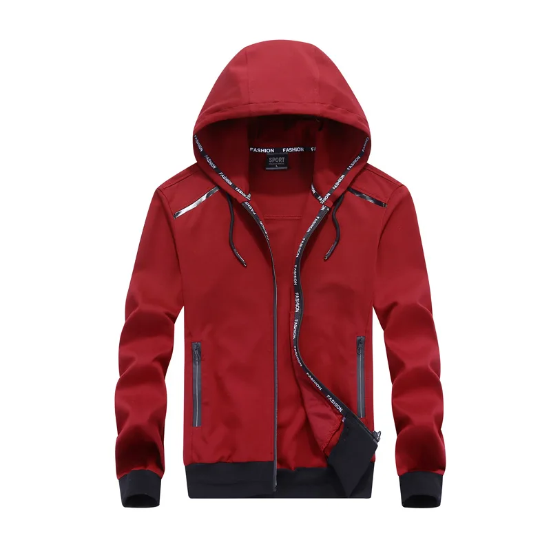 Spring Autumn Men Hoodies Jacket Cardigan Zipper Coats Sweatshirt  Male Sportwear Tracksuit Moletom Masculino Plus Size L-9XL
