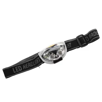 

Retail New Portable LED Head Lamp Torch Light Hands Flashlight With Headband Emergency Survival for Camping