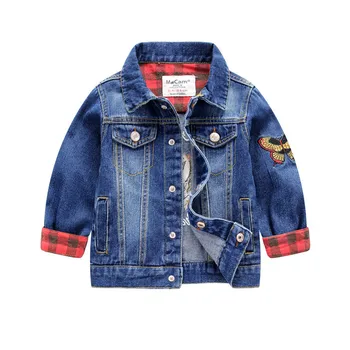 

Baby Girls and Boys Denim Jackets Coats Spring Autumn Infant Kids Embroidered Jacket Children Outwear Coat Kids Denim Jacket