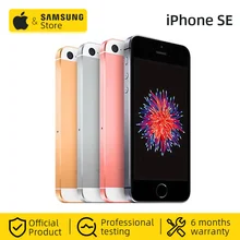 Б/у разблокированный Смартфон Apple iPhone SE с отпечатком пальца 4G LTE 2 Гб ram 16 Гб rom Touch ID мобильный телефон