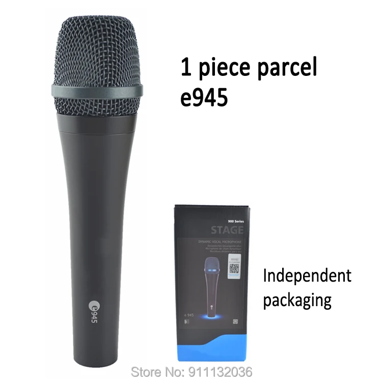 E945 New version микрофон Wired Dynamic Cardioid Vocal Professional Microphone Studio Mic e945 for PC gaming karaoke,With Logo 