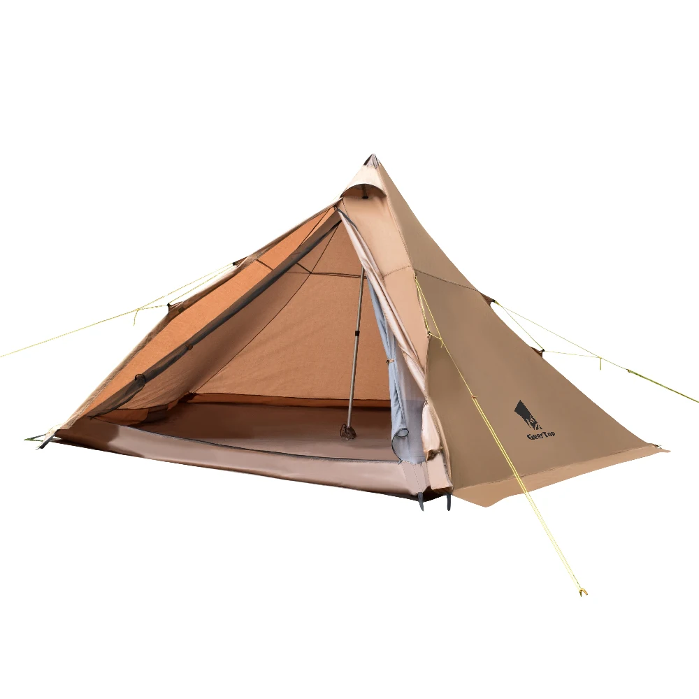 GEERTOP Huge Camping Tent 46 Person Teepee Tents One Pole Easy to Set