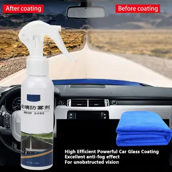 

Automobile Front Window Glass Long Lasting Anti-Fog Agent Glass Liquid Defogger with Towel Hydrophilic Polymer Surfactant