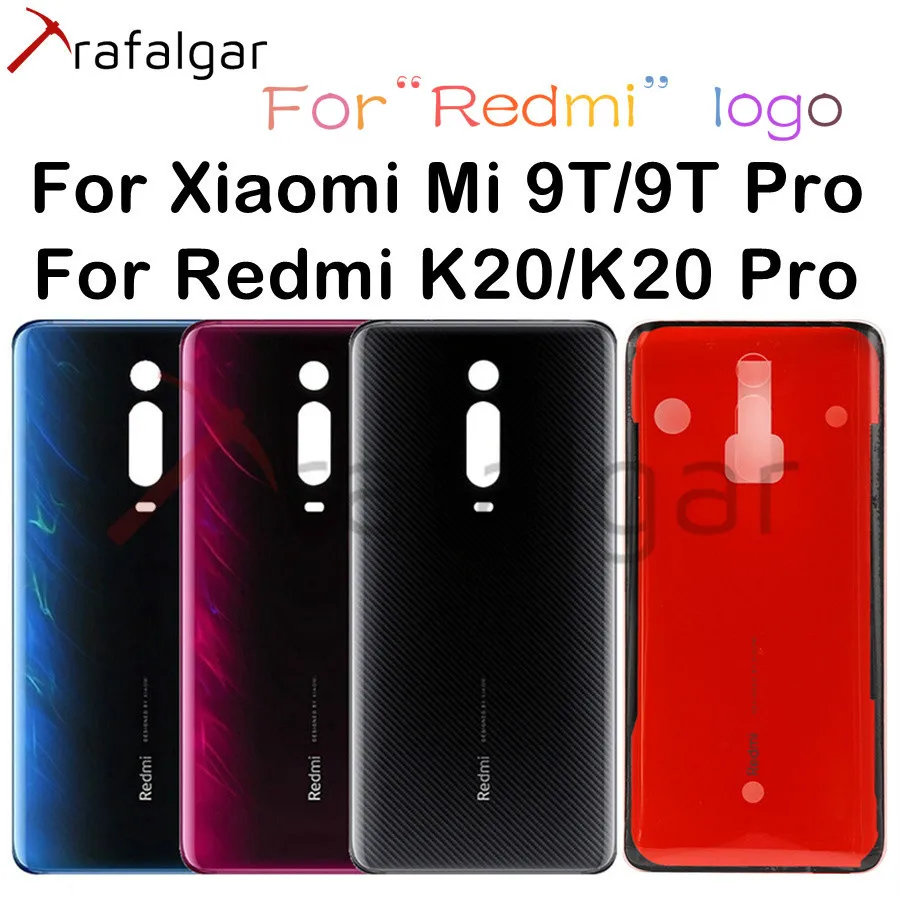 Заднее стекло для Xiaomi mi 9T K20 чехол для батареи Чехол для задней двери чехол для замены для Xiao mi Red mi K20 Pro крышка для батареи