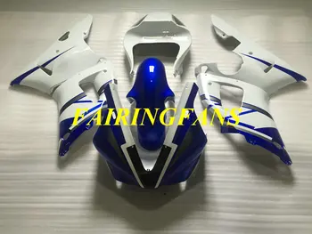 

Motorcycle Fairing body kit for YZFR1 00 01 YZF R1 YZF1000 2000 2001 ABS Plastic White blue Fairings bodywork+gifts YD34