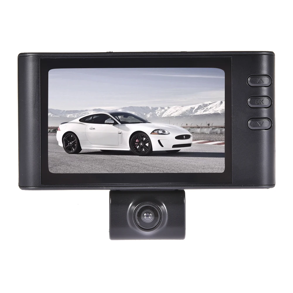 1080P Автомобильный регистратор DVR Dashboard Многоязычная камера Full HD с 3,2 встроенным аккумулятором