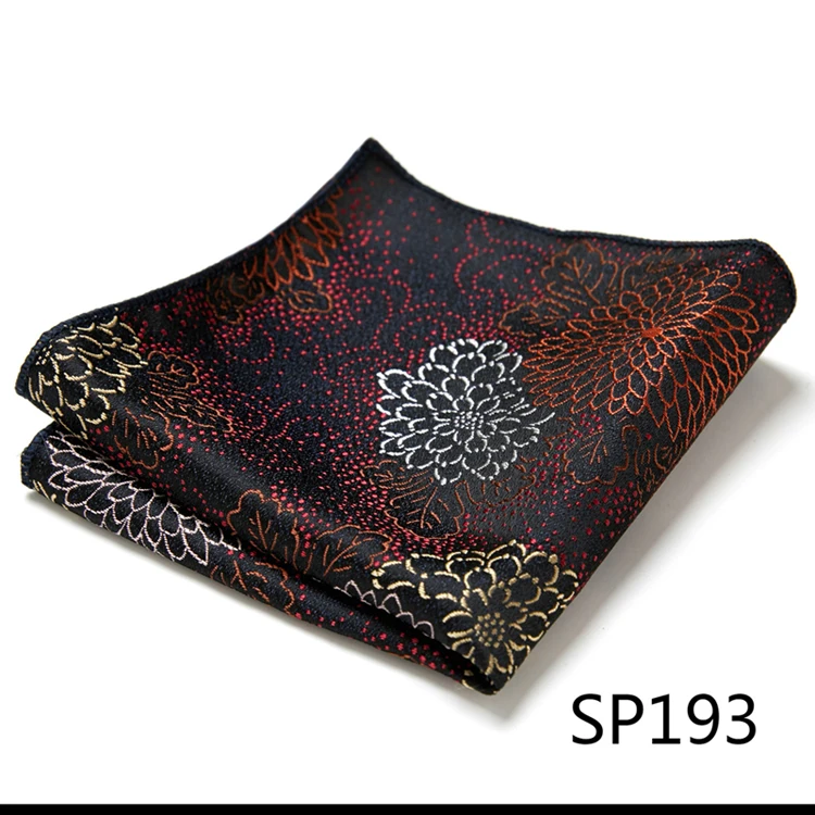 Newest style  Brand Factory Sale Top grade  Pocket Square Paisley Dropshipping Clothing accessories Memorial Day Fit Workplace