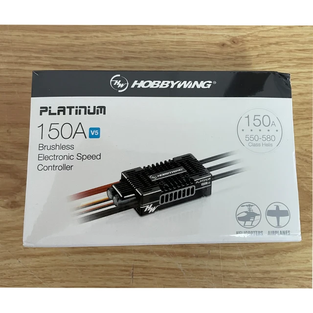 Hobbywing Platinum HV 150A V5 3-8S Switchable 5-8V/10A BEC Brushless ESC Speed Controller For RC Fix-wing 3D Flying Quadcopter