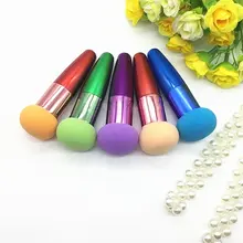 Женский макияж основа губка косметический спонж гриб инструменты красоты для макияжа сухая и влажная пудра слоеная кисть Грибная головка