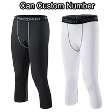 Мужские лосины для бега, мужские спортивные Леггинсы, спортивная одежда, компрессионные брюки Laye, Молодежные штаны для бега, фитнеса, спортзала, баскетбола, шорты 3/4