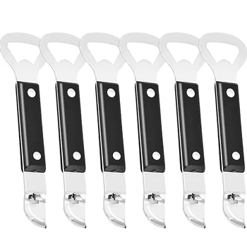 

6 Pcs Bottle Opener Stainless Steel Can Opener, Package Opener, Dual-Sided Punch Bottle Opener, Kitchen/Bar/Restaurants