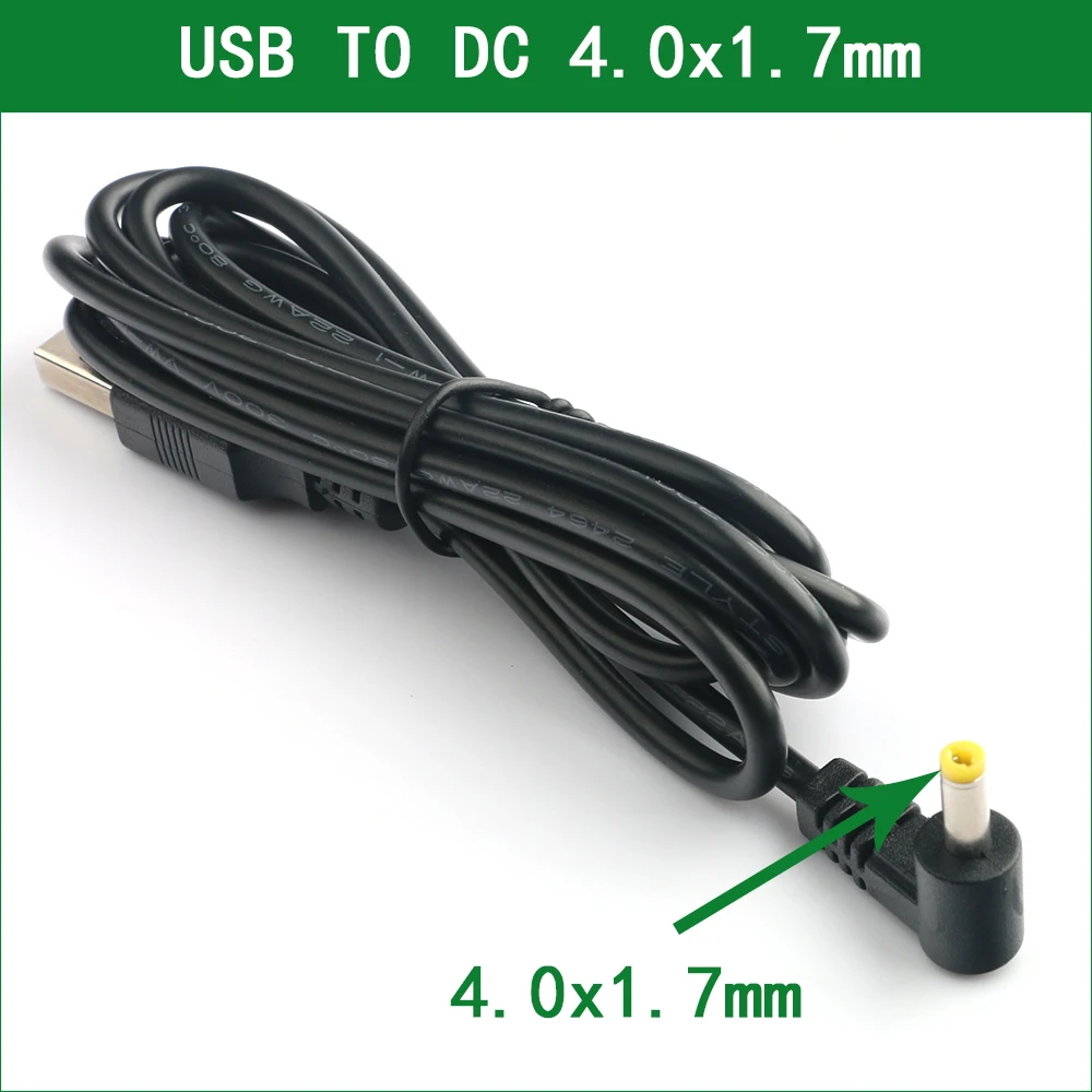 LANFULANG 5 в 2A 4 0 1 7 мм 150 см USB к DC бочонку разъем кабель питания адаптер провод