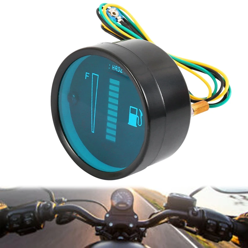 

Universal 2 Inch 52Mm Car Motorcycle Led Fuel Level Meter Gauge Digital 12V Dc