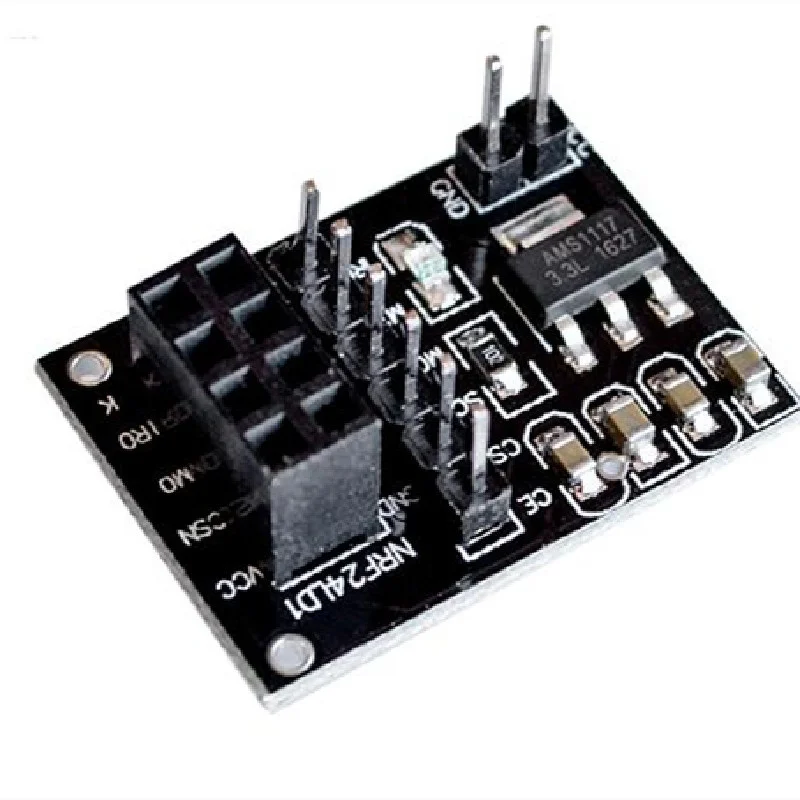 

NRF24L01 Wireless adapter Module 3.3V New Socket Adapter plate Board For 8Pin For Robot Car 24L01 Wireless Module