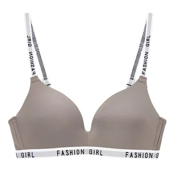 

Elovegirl Women's Seamless Thin Bra, Wire Free Bralette, Women & Girl's Backless Bras, Push Up Bra, Sexy 3/4 Cup Underwear