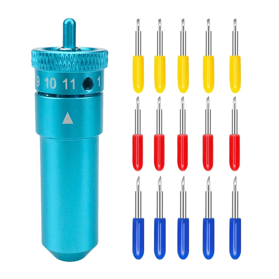 15 Pz 30/45/60 Gradi Plotter Lama Per Silhouette Ritratto 1 2 Silhouette Cameo 3 2 1 Curio + 1Pc Blade Holder Ultimo