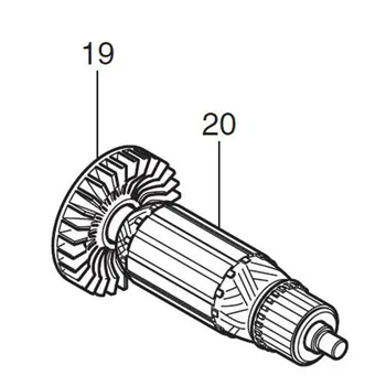 

AC220-240V MAKITA 517658-3 Rotor Motor Armature for TD0100 Rotor