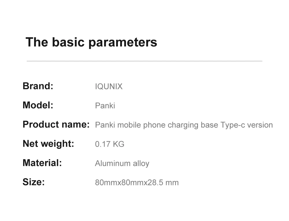 Xiaomi Panki держатель для мобильного телефона тип-c 18 Вт Быстрая зарядка Настольный держатель для телефона поддержка зарядки для samsung huawei