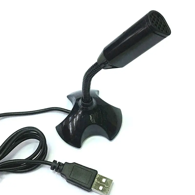 

Mini USB Computer Microphone Games Recording Mic for Macbook PC Notebook Laptop